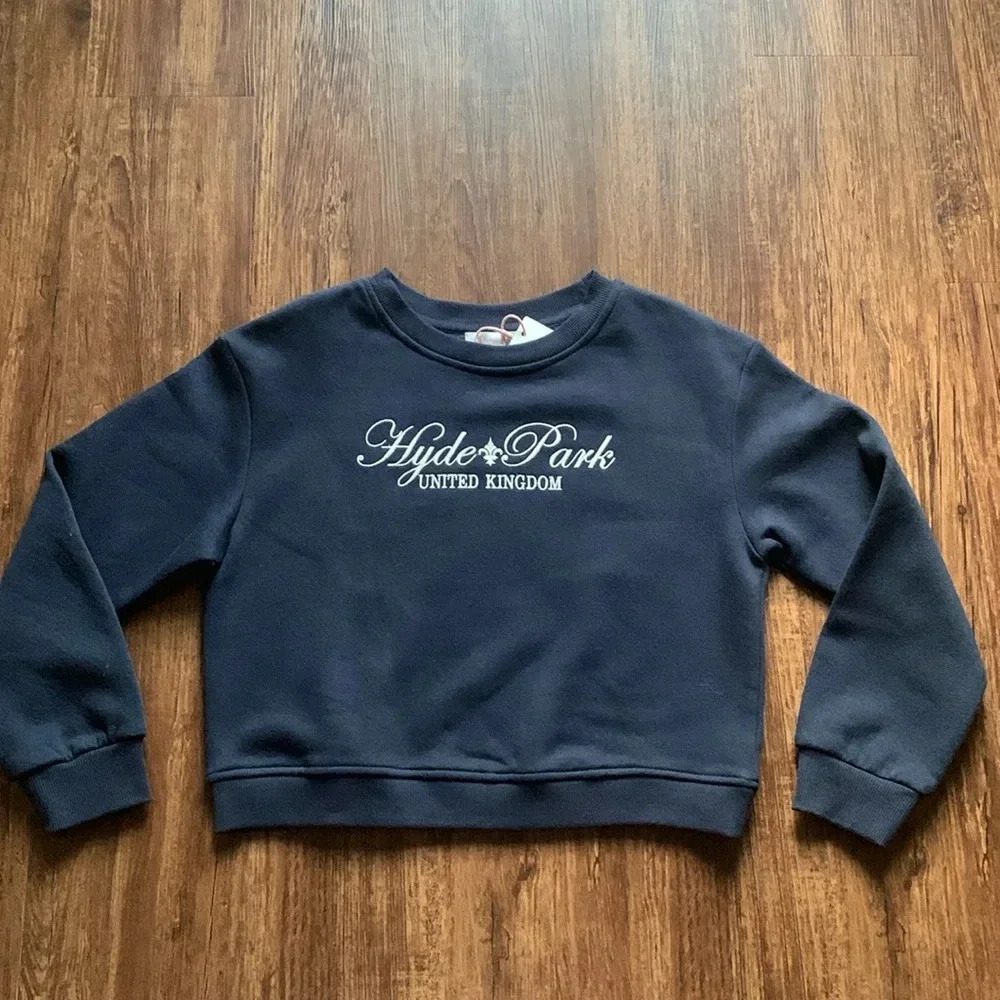 Gianni Bini United Kingdom Hyde Park Sweatshirt Size Large New